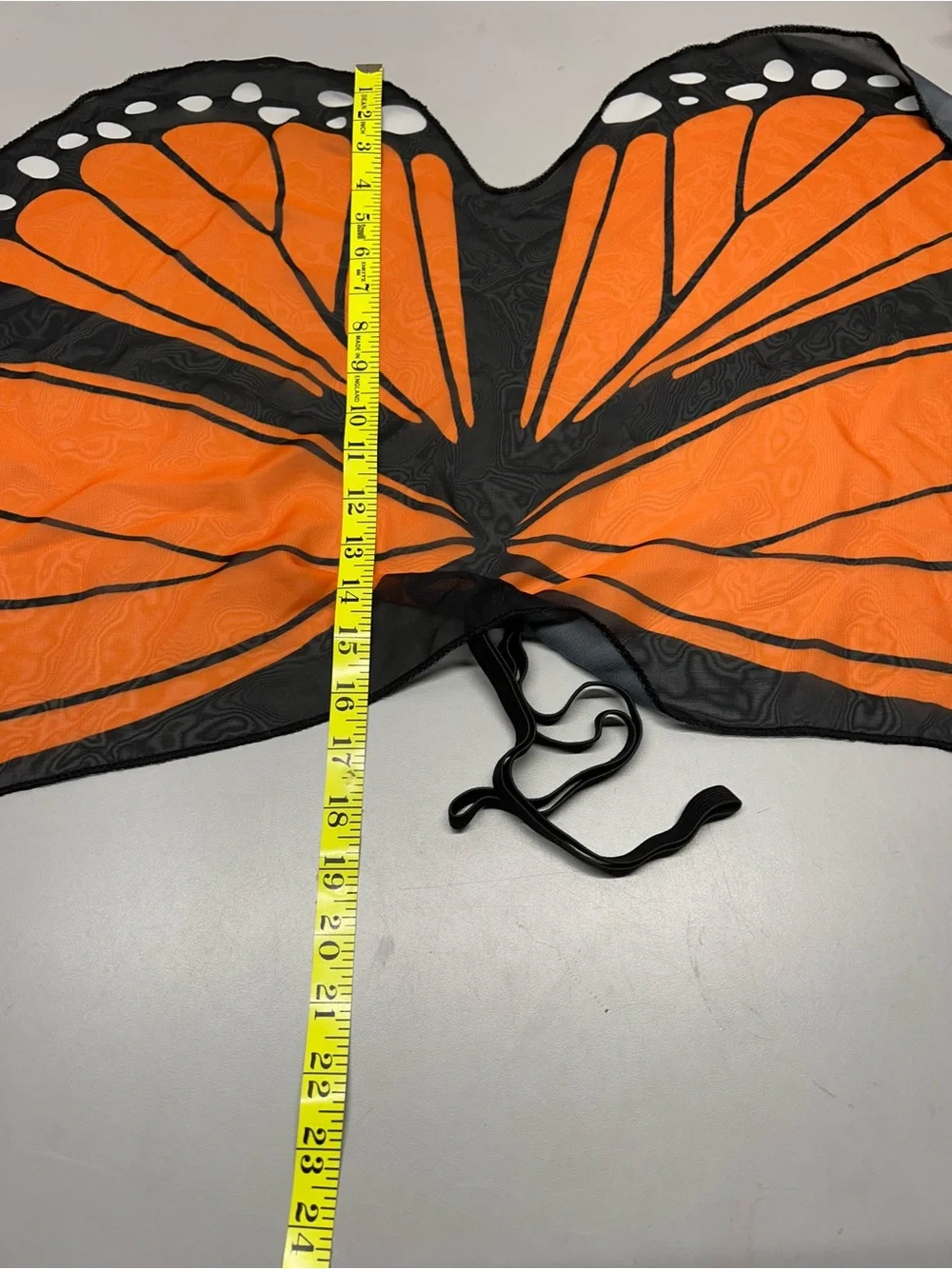 Orange Monarch Butterfly Costume Wings - Unbranded